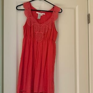 Max Studio Coral Crochet Detail Dress